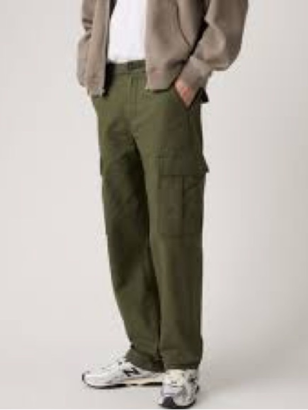 Cargo green pants unisex